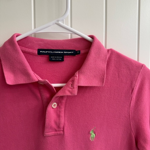 Ralph Lauren Sport Pink Cotton  Polo dress sz S - Picture 3 of 5